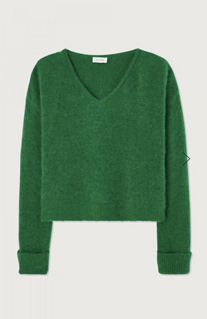 East V-neck Sweater - Pelouse