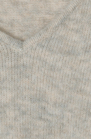 East V-neck Sweater - Poudreuse