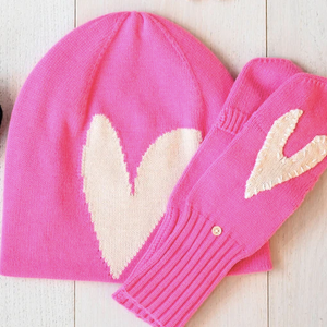 Imperfect Heart Beanie - Sunset