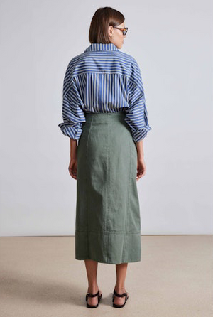 Lahira Wrap Midi Skirt