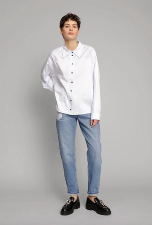 Erenda Button Down Top