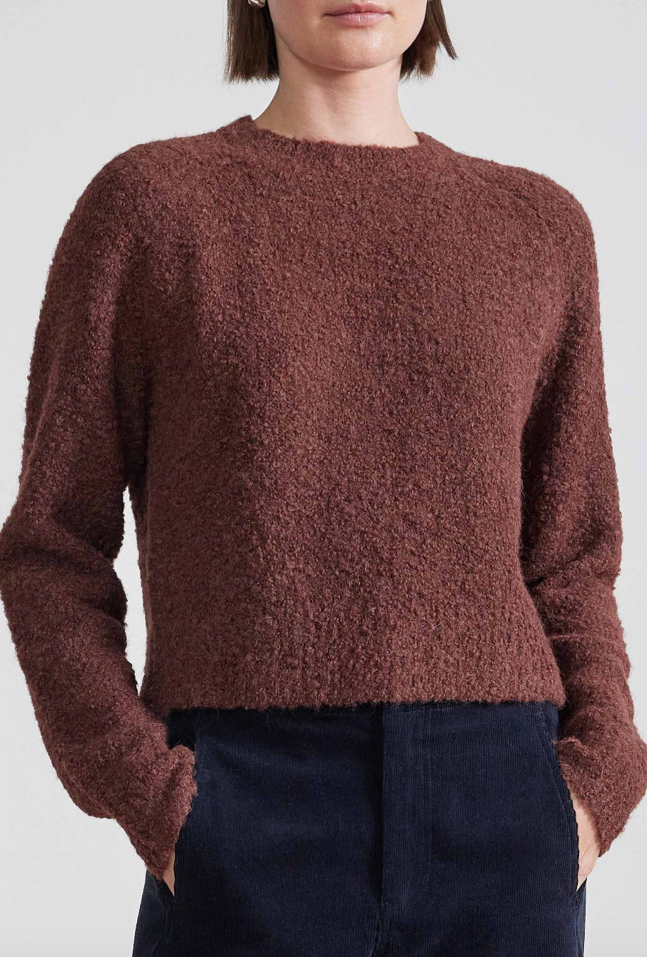 Liisa  Textured Crop Sweater