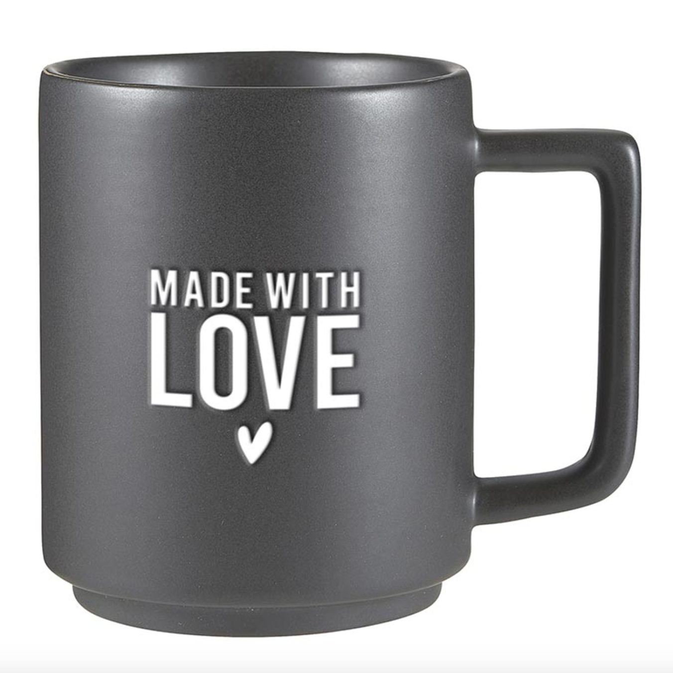 Matte Cafe Mug - Made with Love