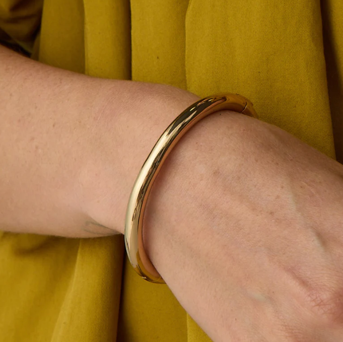 Gia Gold Bangle Bracelet