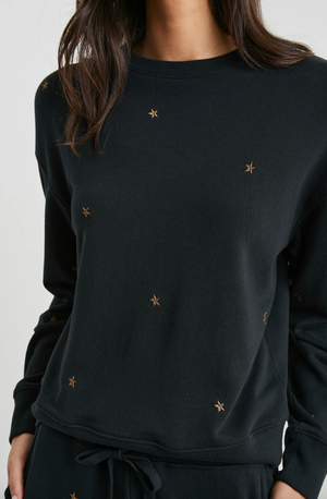 Ramona Star Embroidered Sweatshirt