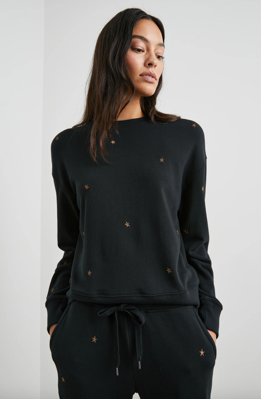 Ramona Star Embroidered Sweatshirt