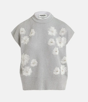 Eruby Embroidered Knit Top