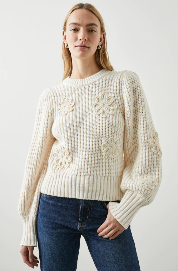 Romy Crochet Sweater