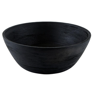 Black Savanna Textured Salad Bowl