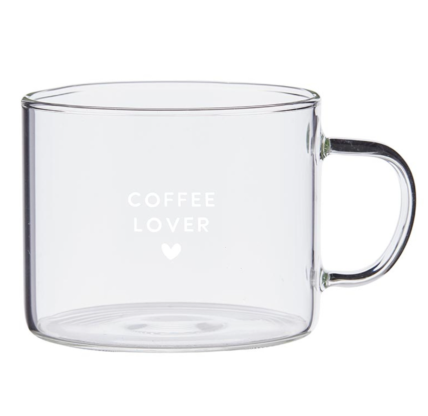Coffee Lover Glass Mug
