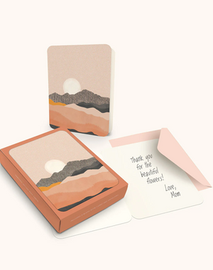 Sun on the Horizon Note Card Set