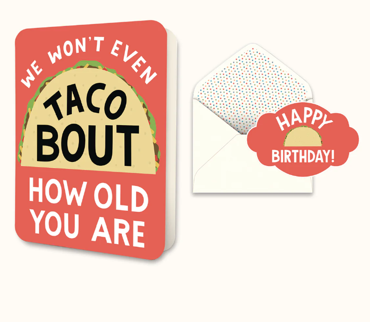 Taco Old Greeting Card