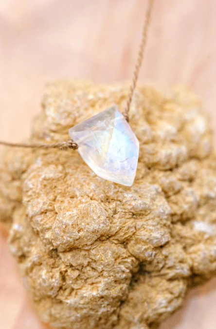 Here's to Strong Women Moonstone Necklace