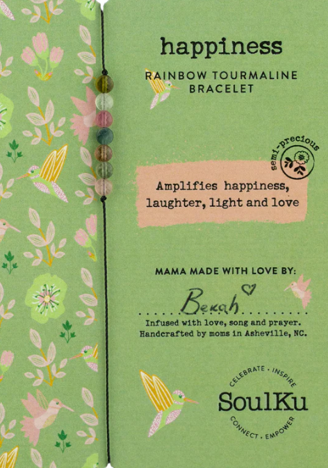 Happiness Rainbow Tourmaline Bracelet