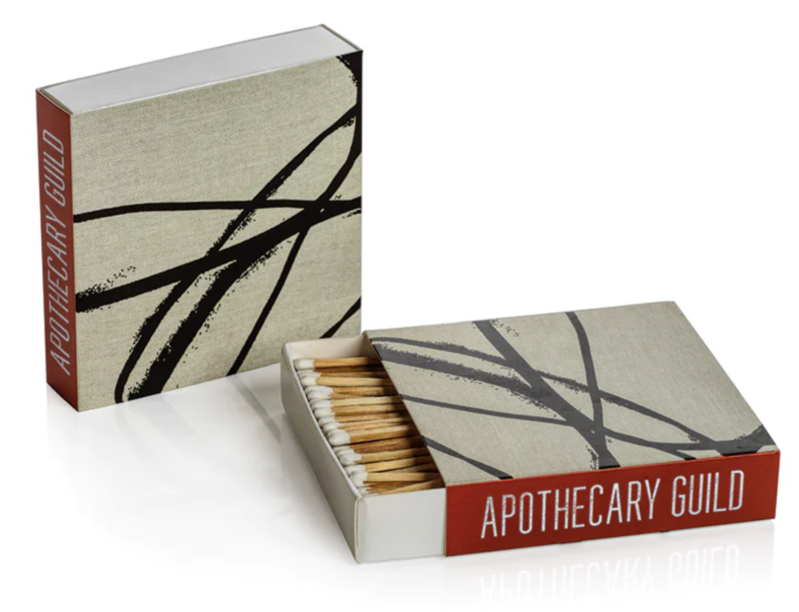 Abstract Print Match Box - 120/Pack