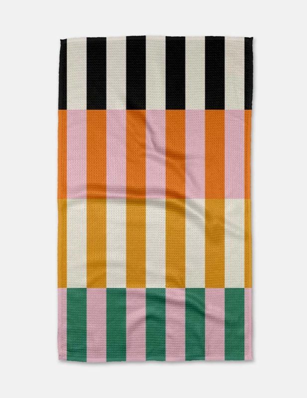 Kitchen Tea Towel - Stacked Stripes
