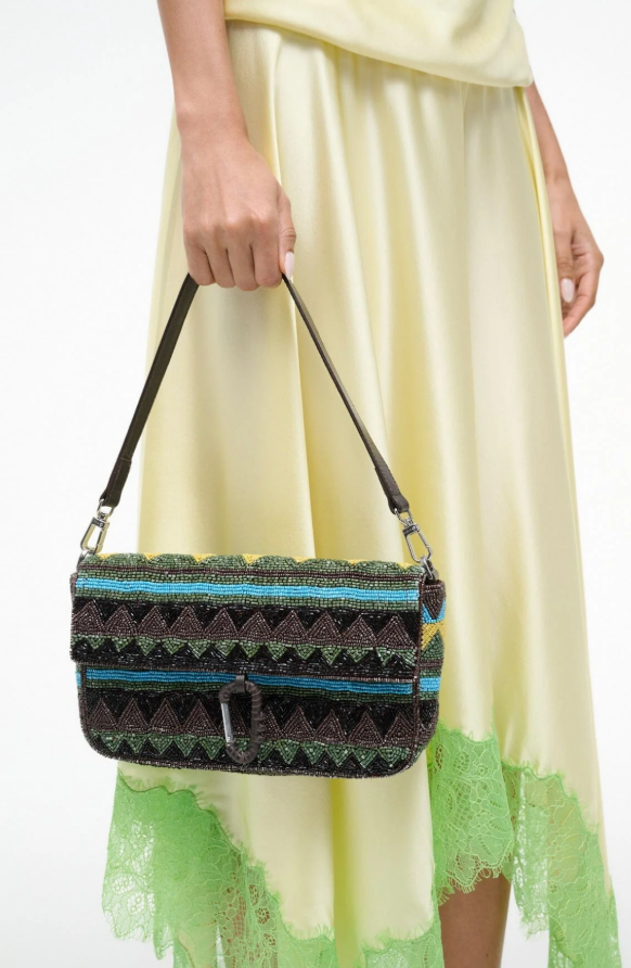 Timmy Convertible Beaded Shoulder Bag