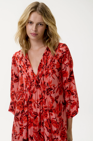 Mia Dress in Ibiza Viscose Floral