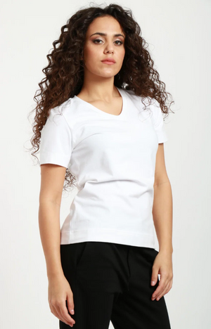 Cotton V-Neck Tee