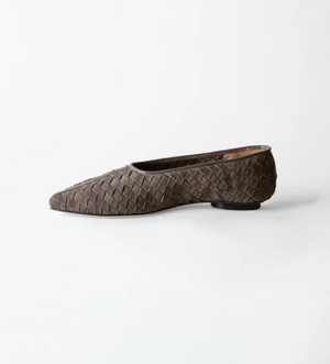 Zelda Woven Pointed Toe Flat