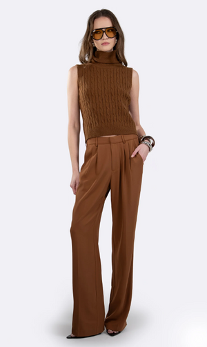 Jodie Sleeveless Sweater Top