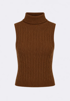 Jodie Sleeveless Sweater Top