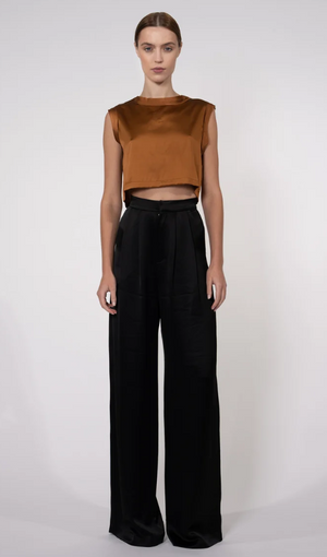 Mel Cropped Blouse Top