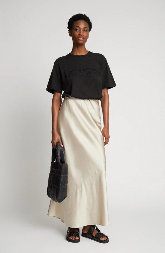 Bardot Skirt in Champagne