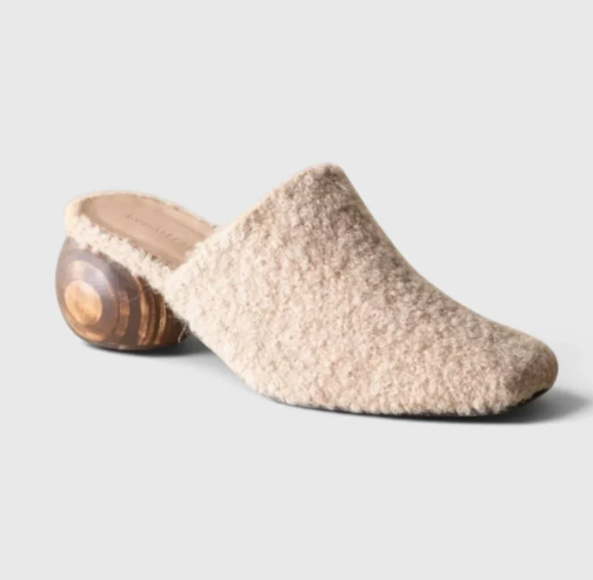 Mina Alpaca Mule Slip On Shoe