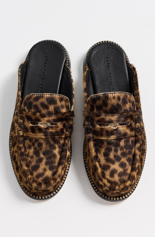 Temi Leopard Print Mule