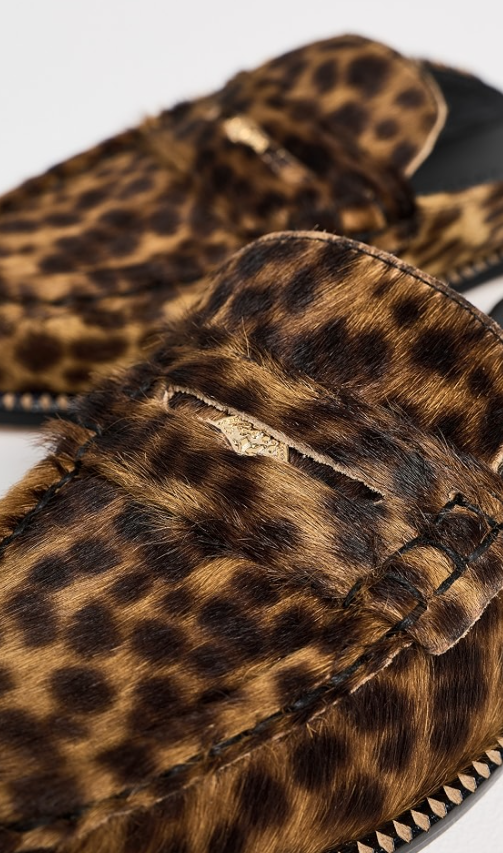 Temi Leopard Print Mule