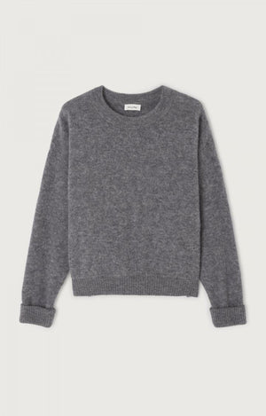 Vitow Crew Neck Sweater - Steel Melange