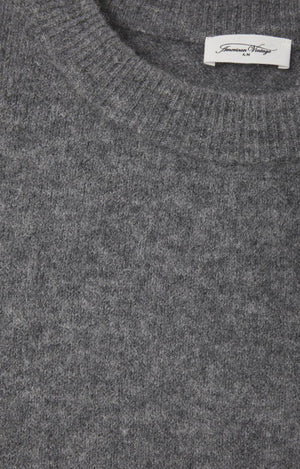 Vitow Crew Neck Sweater - Steel Melange