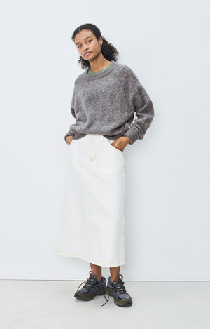 Vitow Crew Neck Sweater - Steel Melange
