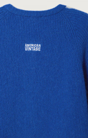 Vitow Mid-Length Cardigan - Olympic Blue