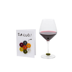 Salud Wine-Ote's Merino Wool Felt Wine Markers