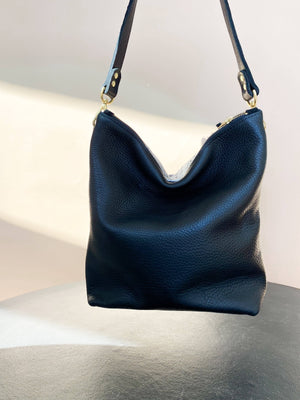BLAKE Hair on Hide Leather Shoulder Bag