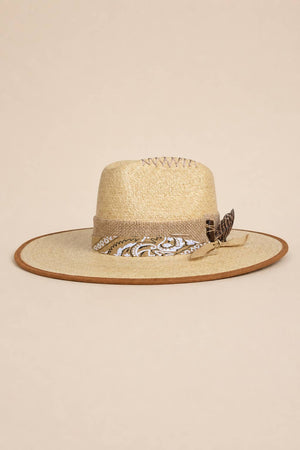 Steve Straw Western Crown Hat