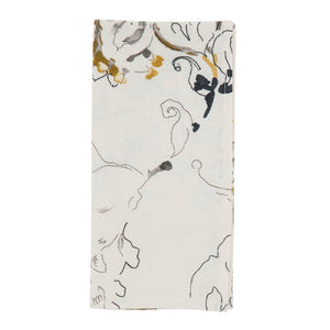 Abstract Floral Dinner Napkins - The Collective Park City