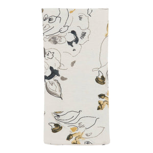 Abstract Floral Dinner Napkins - The Collective Park City