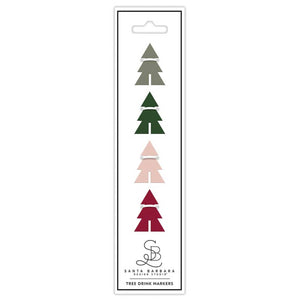 Acrylic Drink Markers - Trees - Set of 4: Hand Wash Only / Acrylic - The Collective Park City