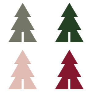 Acrylic Drink Markers - Trees - Set of 4: Hand Wash Only / Acrylic - The Collective Park City