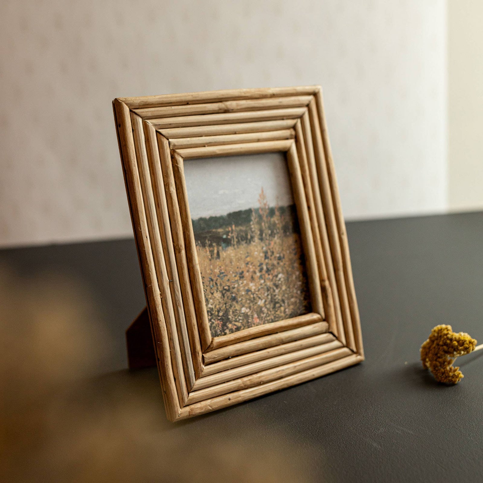 Adele Boho Rattan Photo Frame - 4x6 - The Collective Park City