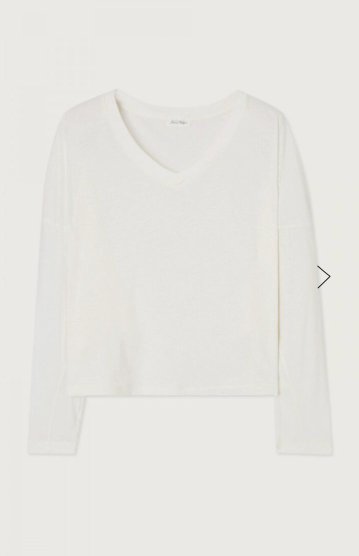 Aksun Long Sleeve Tee - Blanc - The Collective Park City