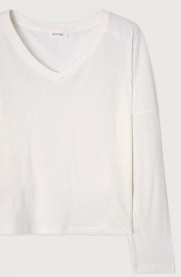 Aksun Long Sleeve Tee - Blanc - The Collective Park City