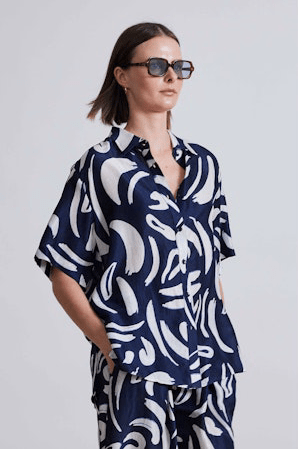 Albers Button Down Top - The Collective Park City