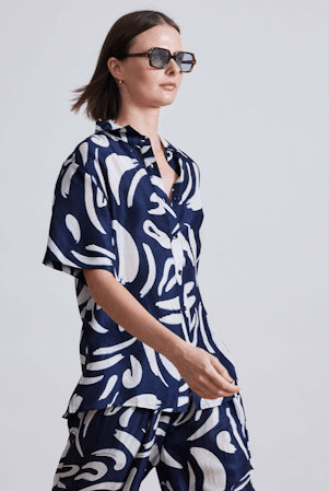 Albers Button Down Top - The Collective Park City