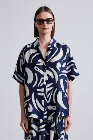 Albers Button Down Top - The Collective Park City