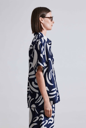 Albers Button Down Top - The Collective Park City