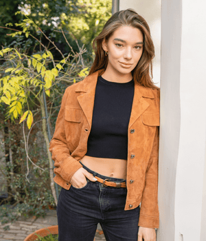 Alie | Skinny Leather Belt - The Collective Park City